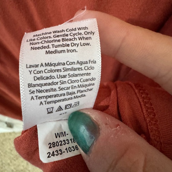 Time and Tru Rust Sleeveless Swing Dress‎ with Pockets - Size XL (16-18) - Picture 6 of 6